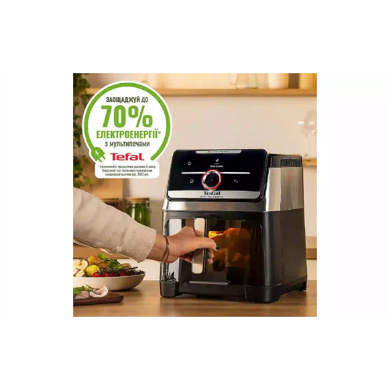 Multi-forno Tefal Easy Fry Silence XXL Smart Vision, Black (EY876DE1)
