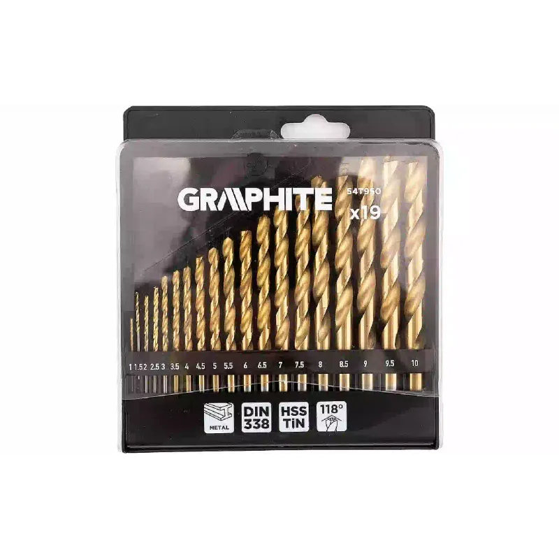 Komplet svedrov za kovino Graphite (54T950)