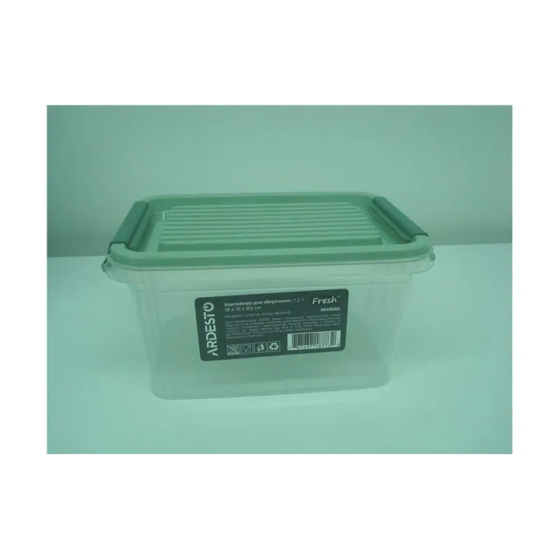 Food storage container Ardesto Fresh (AR1304G), 1200 ml, Green