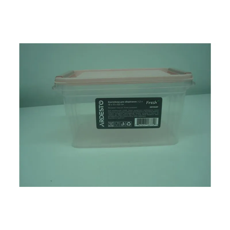 Δοχείο αποθήκευσης τροφίμων Ardesto Fresh, Pink (AR1304P)