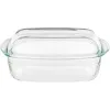 Baking dish with lid Ardesto Black Mars (AR2409BGB), 33 x 19 x 13 cm, Transparent