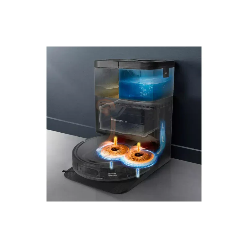 Пилосос-робот Rowenta X-Plorer Serie 575 Max Standard (RR95A5E0), миючий, 220 мл, Black