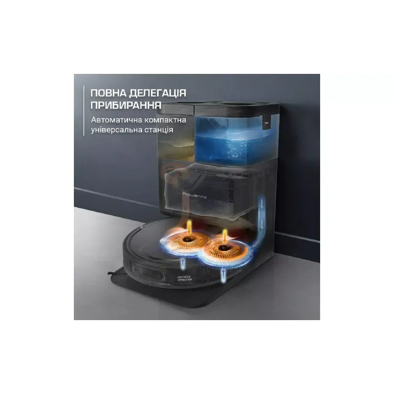 Пилосос-робот Rowenta X-Plorer Serie 575 Max Standard (RR95A5E0), миючий, 220 мл, Black