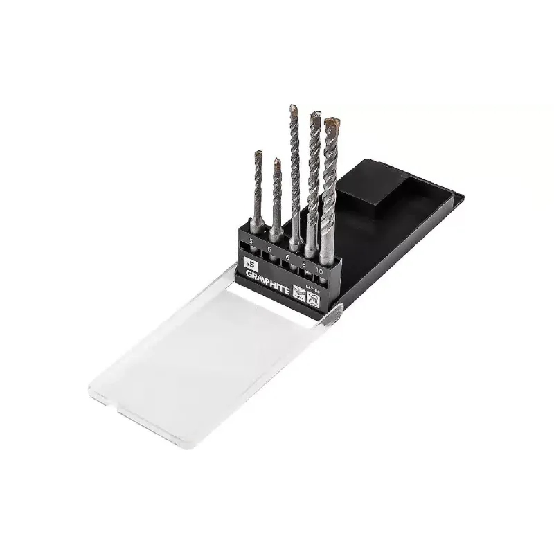 Набір свердел по бетону Graphite SDS Plus (56T169), 5 шт