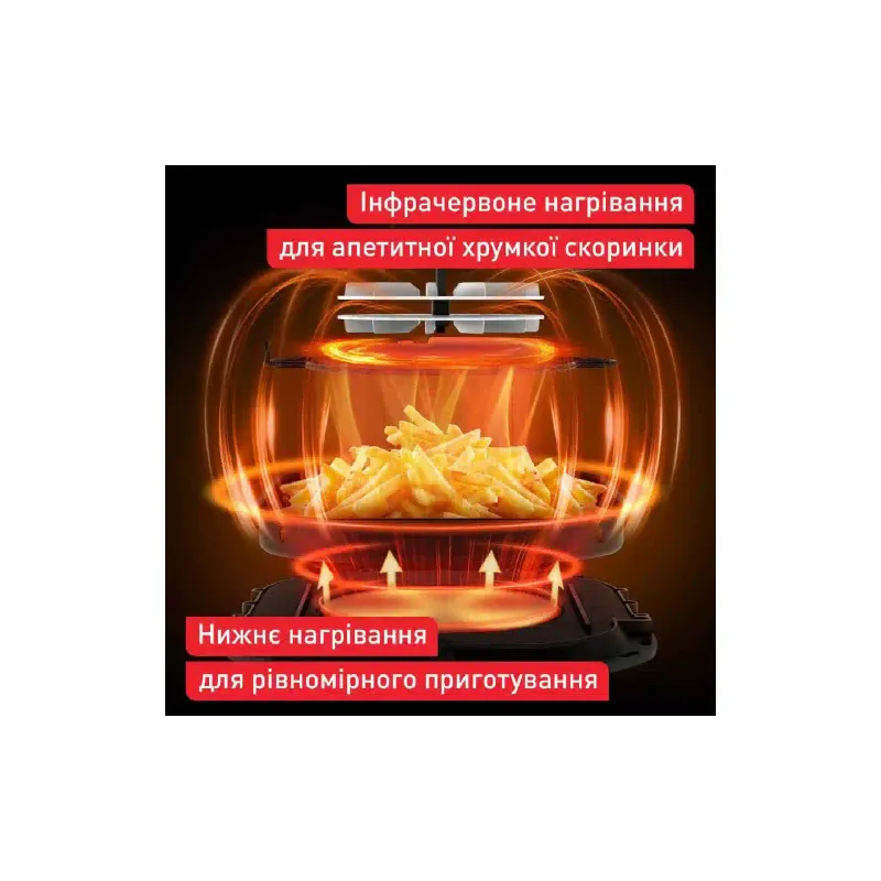 Мультипіч Tefal Easy Fry Infrared (EY8328E0), 1850 Вт, Black