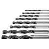 Набор сверл по дереву Graphite, 3 - 10 мм, 8 шт (54T575)