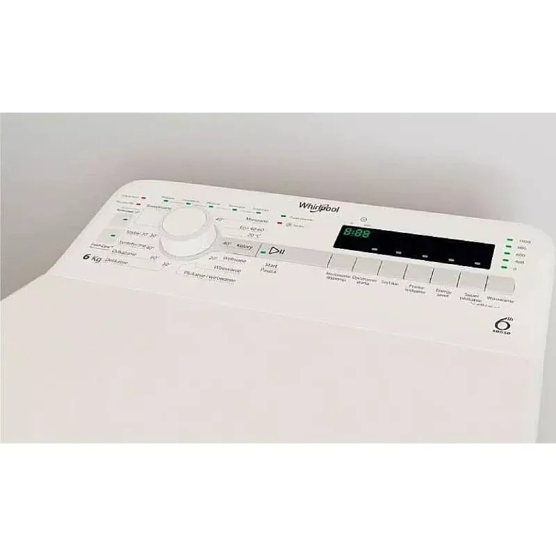 غسالة ملابس Whirlpool, White (TDLR6040SEU/N)