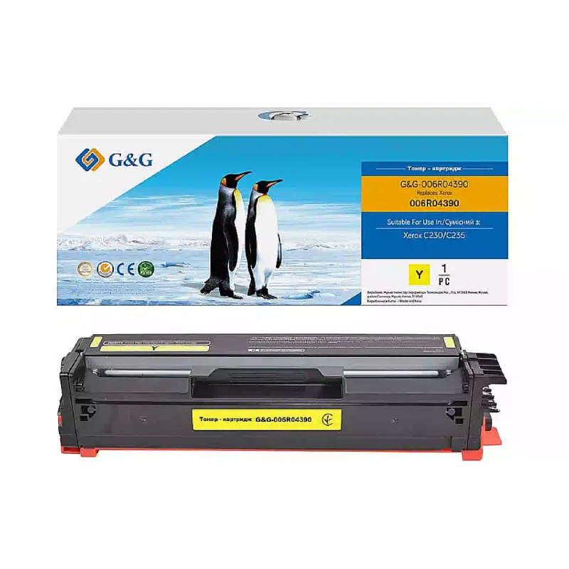 Картридж G&G (G&G-006R04390), для Xerox C230/C235, Yellow