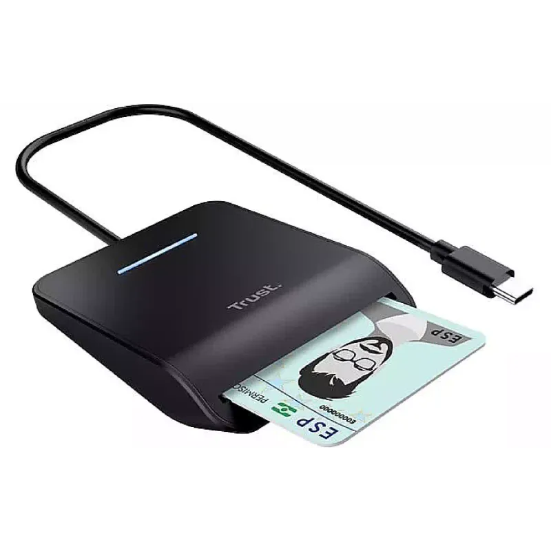 Четец на карти Trust Primo Smartcard Reader, Black (26061_TRUST)