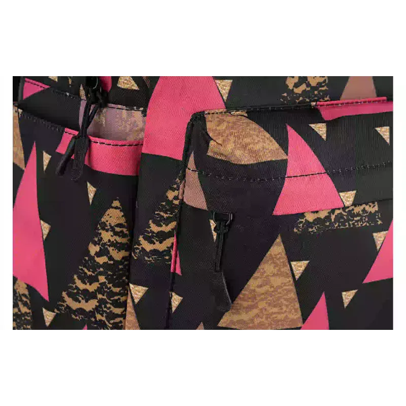 Mochila para portátil 2E TeensPack Triangles, Black (2E-BPT6114BK)