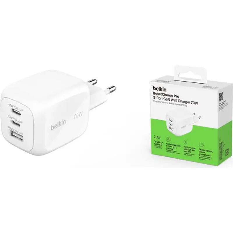 Ladegerät Belkin, White (WCH018HQWH)