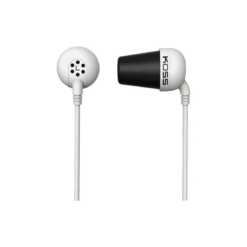 Auriculares intraaurales Koss The Plug Noise Isolating, White (196809.101)