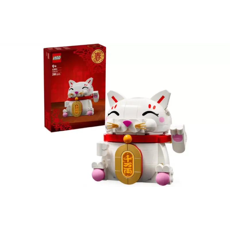 Konstruktőr LEGO Chinese Traditional Festivals Lucky Cat (40813)