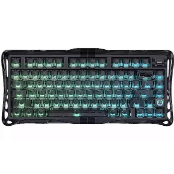 Teclado mecânico GravaStar Mercury V75, Stealth Black (GSV75_XTAL_BLK)