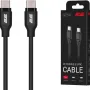 Кабель зарядки и синхронизации 2E USB-C - USB-C, 2 м (2E-CCCC2-BL)