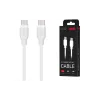 Charging and synchronization cable 2E USB-C - USB-C (2E-CCCC2-WH), White