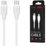 Кабель для зарядки та синхронізації 2E USB-C - USB-C (2E-CCCC2-WH), 1 м, White