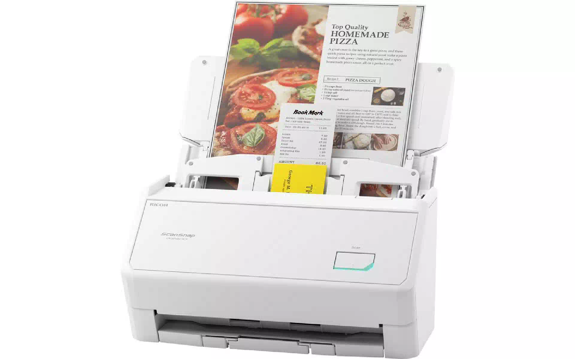 Скенер за документи Fujitsu ScanSnap iX2400, White (PA03870-B101) Скенер за документи Fujitsu ScanSnap iX2400, White (PA03870-B101)