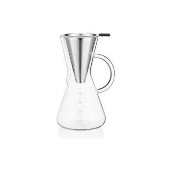 Chemex за приготвяне на кафе с филтър Ardesto Black Mars, Transparent (AR0706CMB)