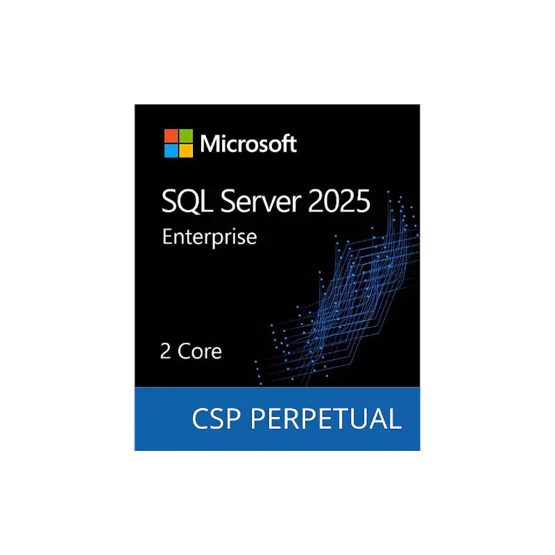 برمجة Microsoft SQL Server 2025 Enterprise Core 2 Core License Pack, Ice (DG7GMGF0VNGX-0006)