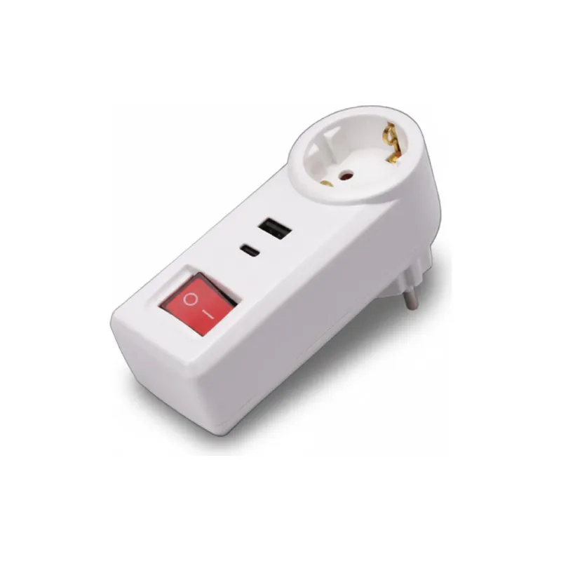 Electrical network adapter 2E (2E-AD0102SWH), White