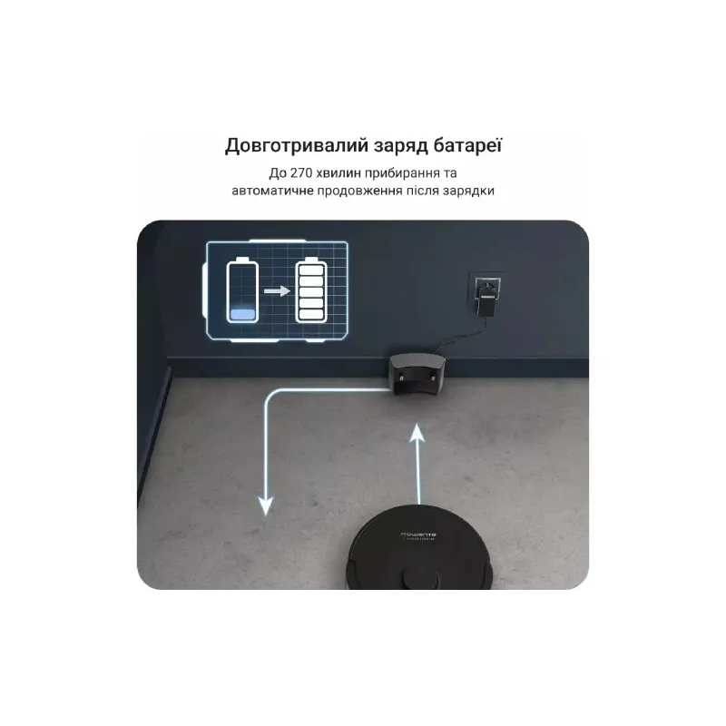 Robot porszívó Rowenta X-Plorer Serie 85, Black (RR87C5WH)