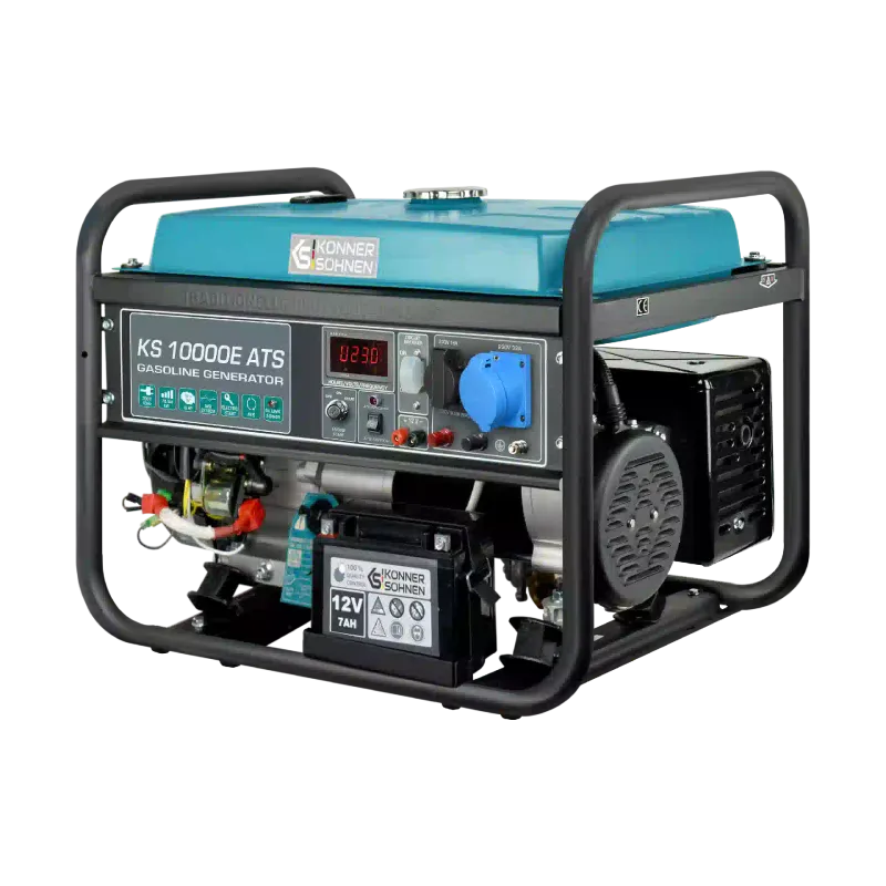 Генератор бензиновий Konner&Sohnen (KS 10000E ATS), 8 кВт, 1 фаза, АВР, електростартер