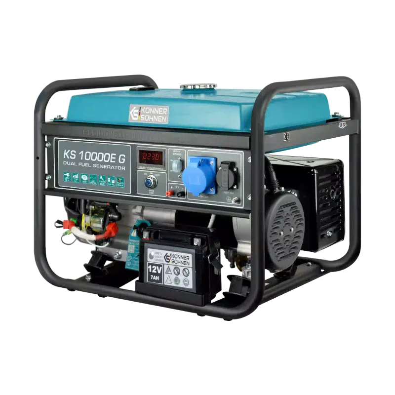 Gáz-benzin generátor Konner&Sohnen (KS 10000E G)