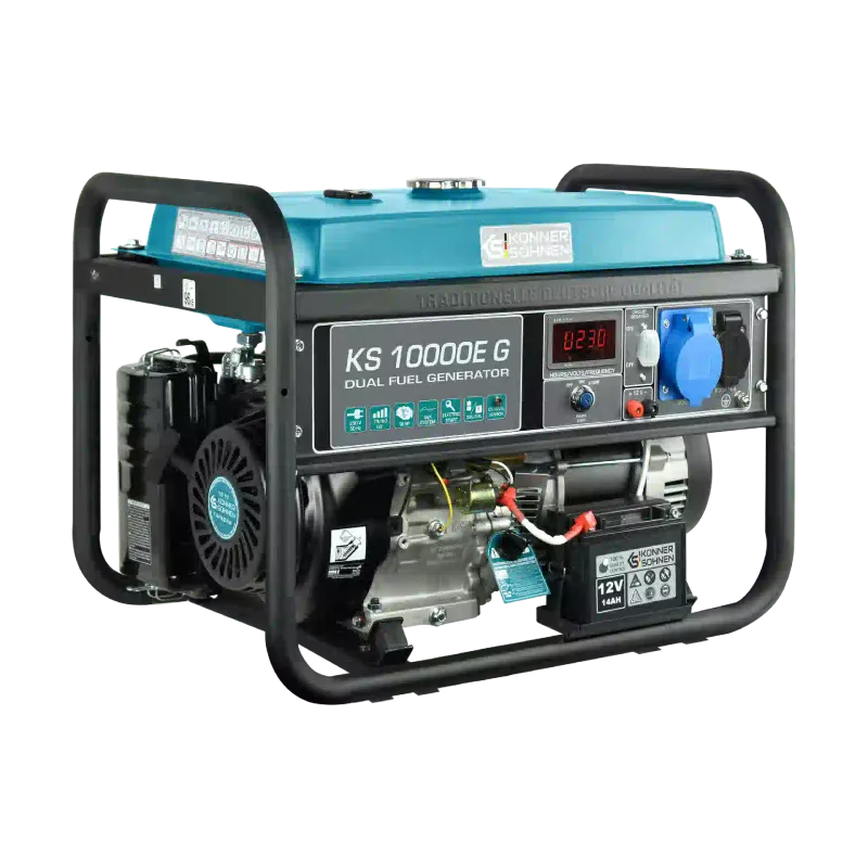 Gáz-benzin generátor Konner&Sohnen (KS 10000E G)