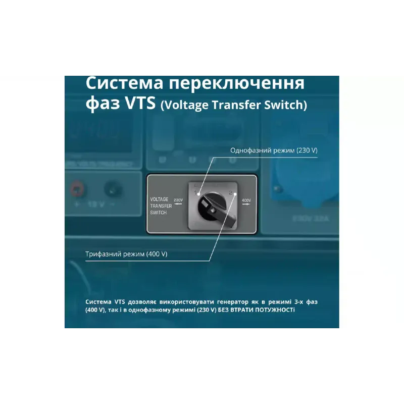 Генератор бензиновий Konner&Sohnen (KS 10000E 1/3), 8 кВт, 3 фази, електростартер