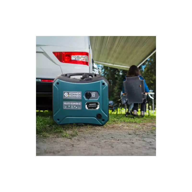 Генератор постійного струму Konner&Sohnen (KS 24VGS-DC), газо-бензиновий, 1.4 кВт