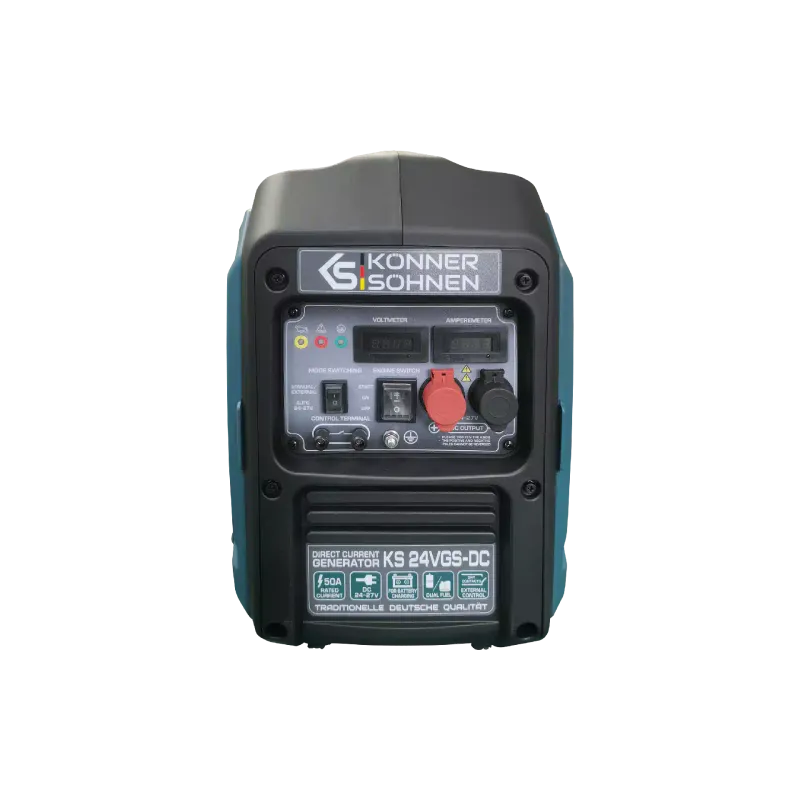 Генератор постійного струму Konner&Sohnen (KS 24VGS-DC), газо-бензиновий, 1.4 кВт