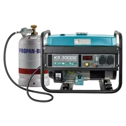 Генератор газо-бензиновий Konner&Sohnen (KS 3000G), 3 кВт, 1 фаза, руч старт
