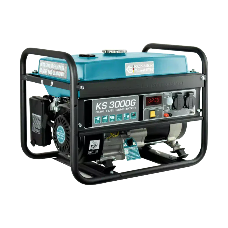 Gáz-benzin generátor Konner&Sohnen (KS 3000G)