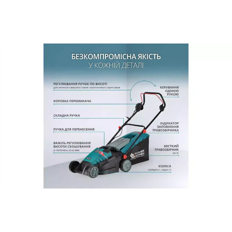 cortador de grama Konner&Sohnen (KS38LM-BL)