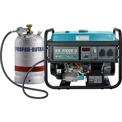 Генератор газо-бензиновий Konner&Sohnen (KS 5000E G), 4.5 кВт