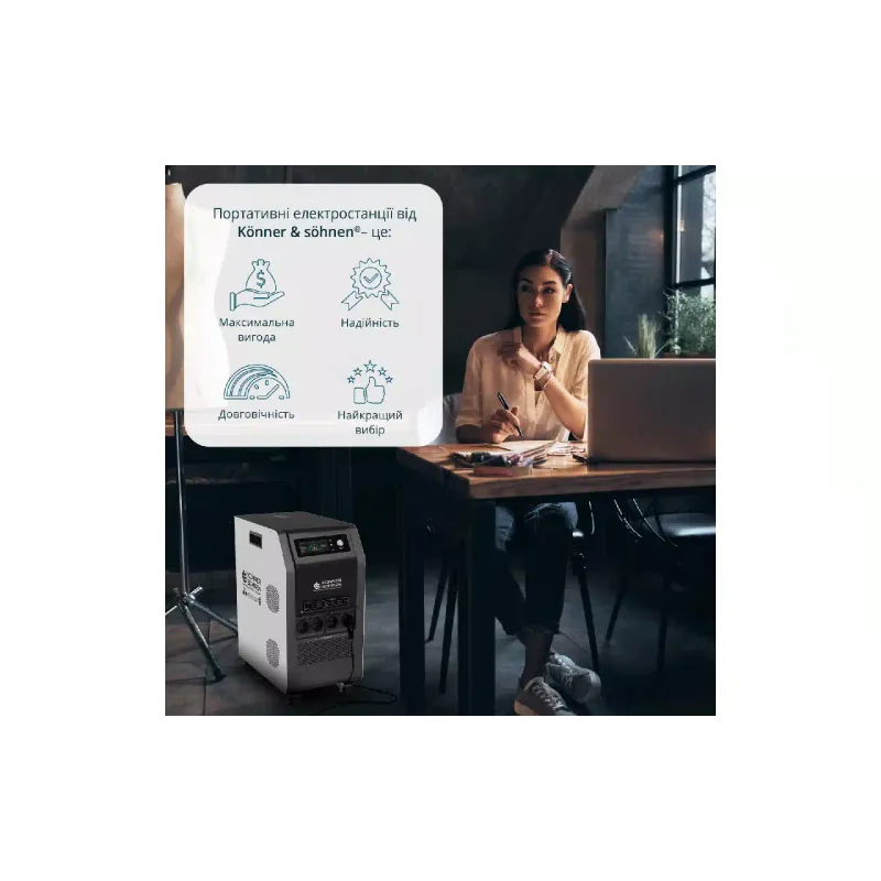 Central eléctrica portátil Konner&Sohnen (KS 5200PS)