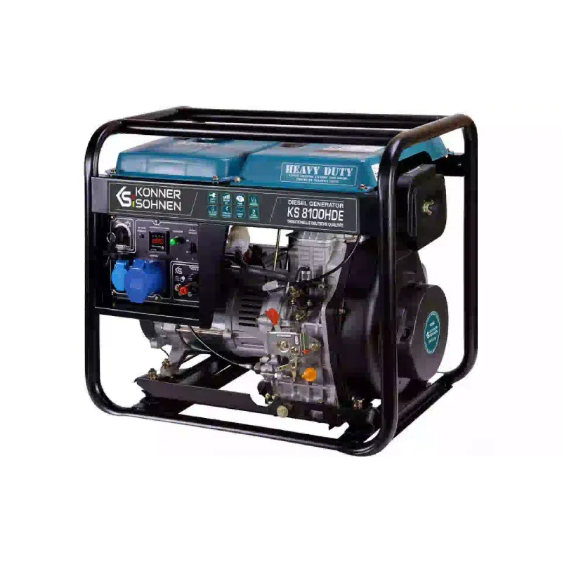 Генератор дизельный Konner&Sohnen EURO V, 6.5 кВт, 1 фаза, электростартер (KS 8100HDE)