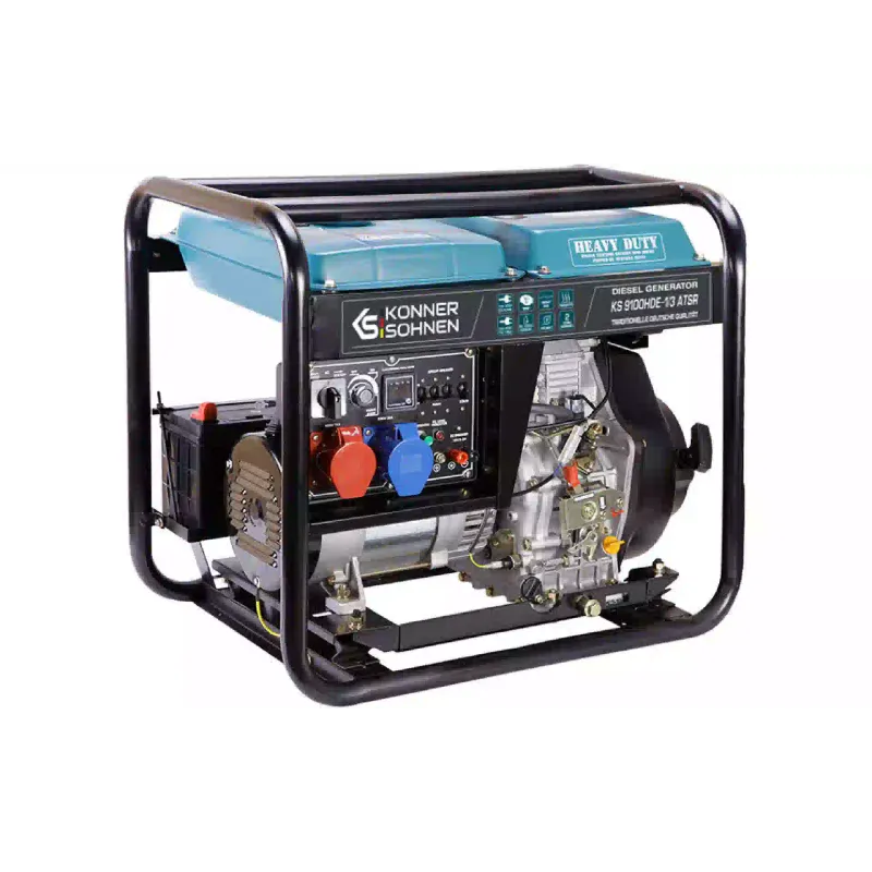 Генератор дизельный Konner&Sohnen EURO V, 6.5 кВт, 1/3 фазы, АВР, электростартер (KS 9100HDE 1/3 ATSR)