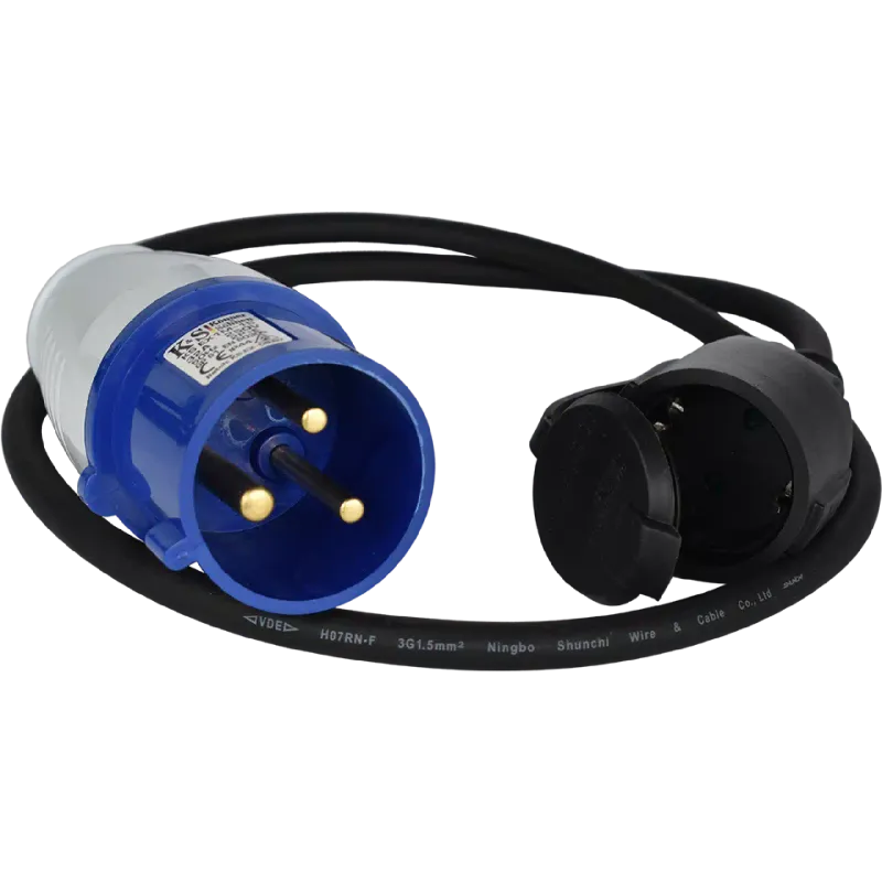 محول تمديد Konner&Sohnen, Black (KSEX1M-1S)