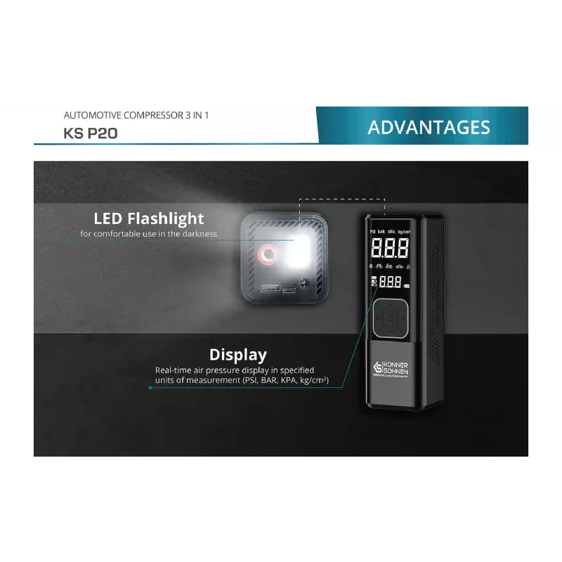 Avtomobilski kompresor Konner&Sohnen (KSP20)