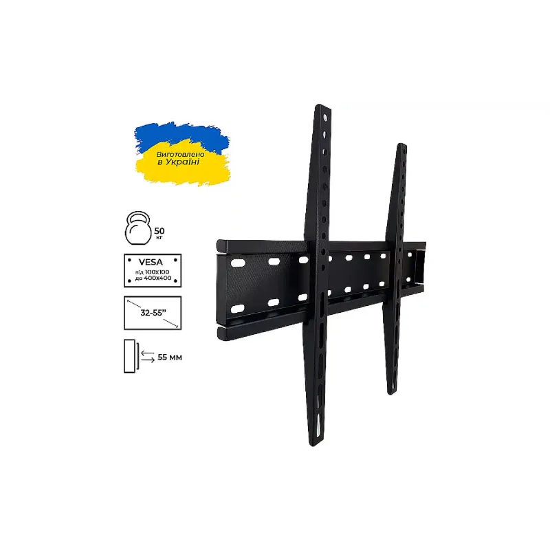 Suporte para monitor Sector, Black (TV40F_Black)