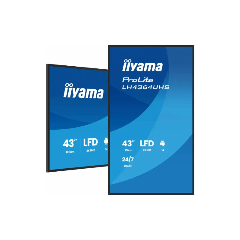Дисплей Iiyama 42.5" 4K UHD /Android 14 (LH4364UHS-B1AG)