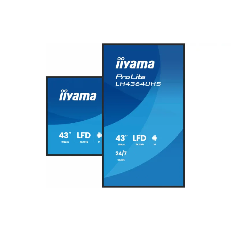 Дисплей Iiyama 42.5" 4K UHD /Android 14 (LH4364UHS-B1AG)