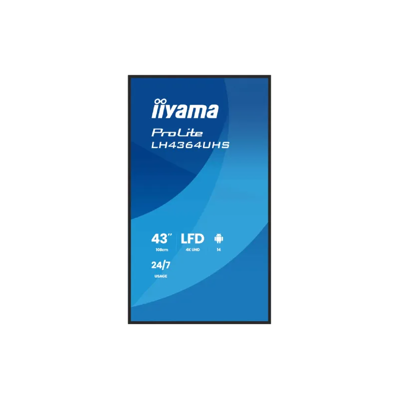 Дисплей Iiyama 42.5" 4K UHD /Android 14 (LH4364UHS-B1AG)