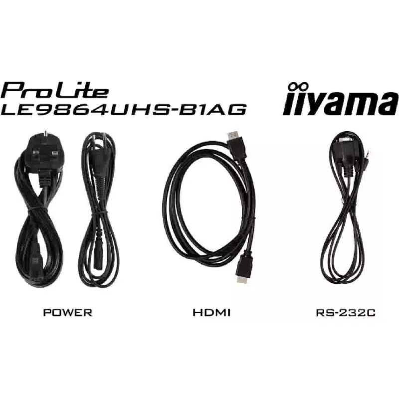 Монітор Iiyama 97.5" 4K UHD /Android 14 (LE9864UHS-B1AG)
