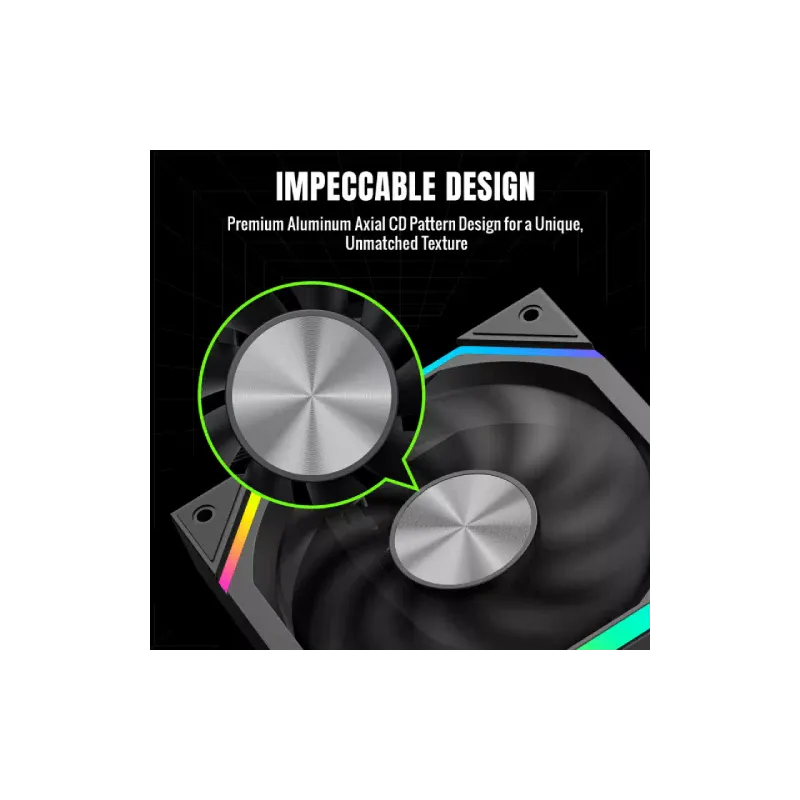 Корпусний вентилятор Gamemax  Black (FN12A-N2)