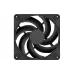 Ventilador de gabinete Fractal Design, Black (FD-F-MO1-1401)