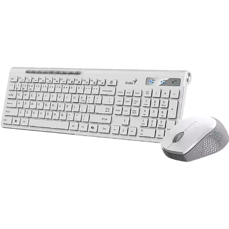 لوحة المفاتيح + الماوس Genius, White (31340015423)