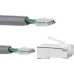 RJ45 конектор Kingda Cat 6 STP (KD-PG8003-C6/100)